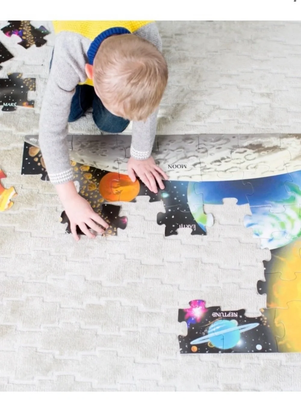 Melissa & Doug Solar System Extra Large Floor Puzzle - Colorful Space Design